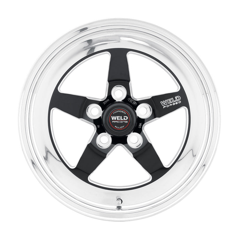 Weld S71 15x10 Inch Black Modular Wheel for Pontiac Firebird - Medium Pad, 5x4.75 Bolt Pattern