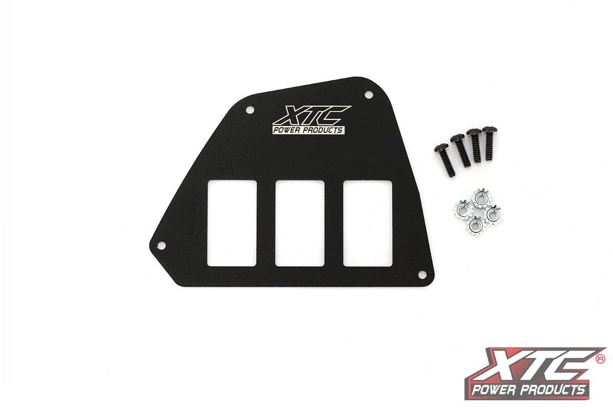 XTC Power Products SP-3SW-HT 3 Switch Mounting Plate for Honda Talon 1000R and 1000X (2019-2021)