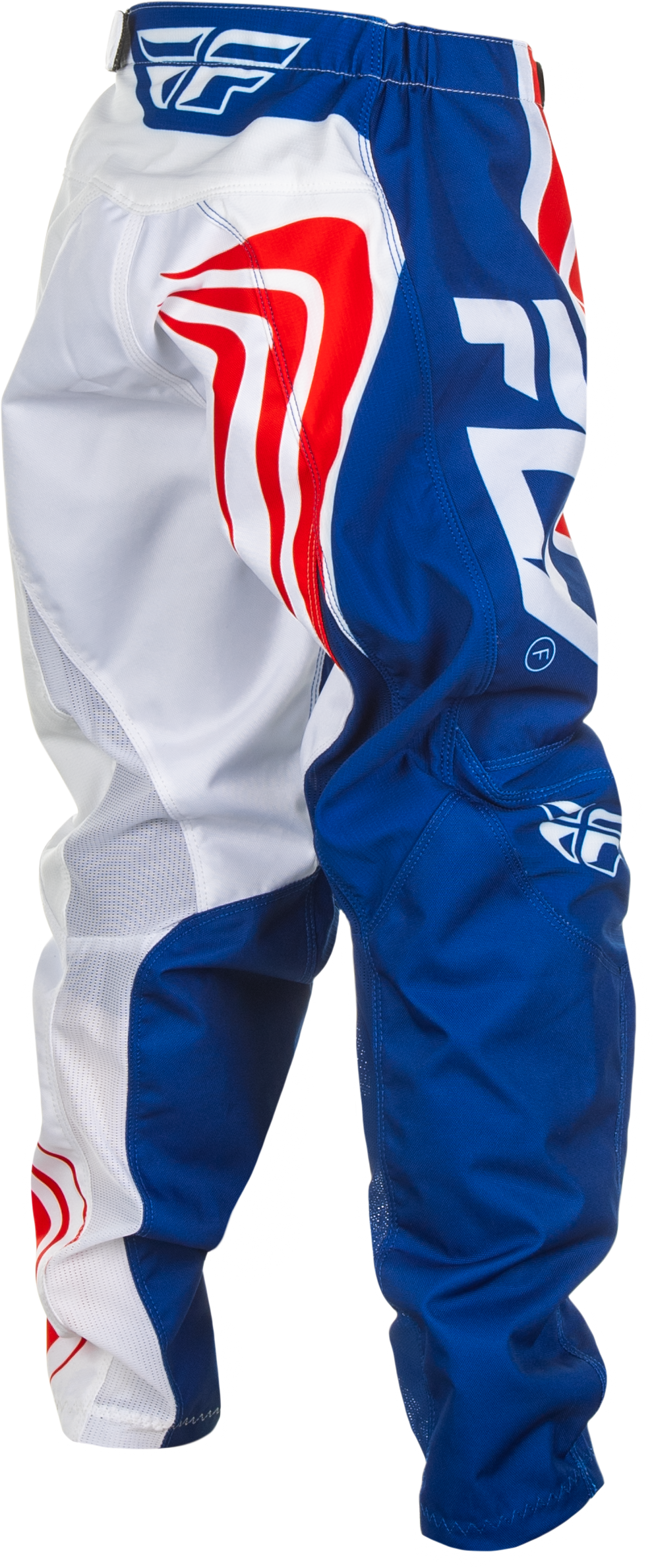Fly Racing Youth F 16 Pants in California/Nevada Red, White & Blue – Size 22, Motorcycle Riding Gear for Kids