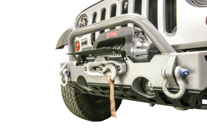 Tuffy Products Flip-up License Plate Holder for Hawse Winch Fairlead – Black