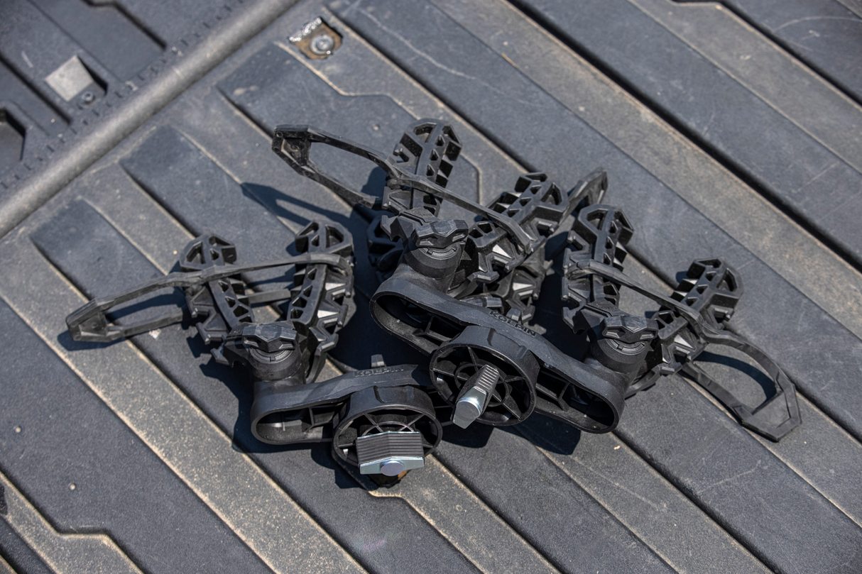 KOLPIN Rhino Grip XLR Double LINQ - Heavy-Duty ATV and UTV Gear Mount with Adjustable Clamps