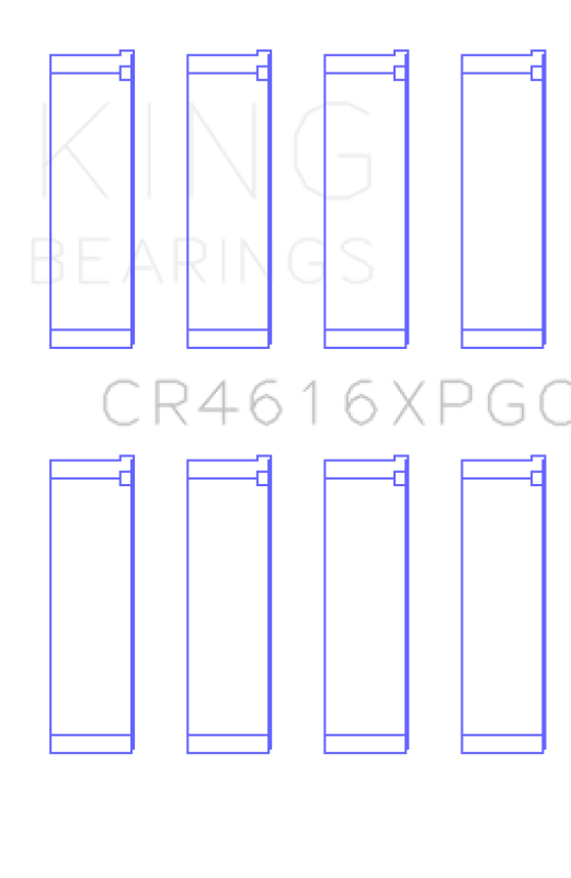 King Engine Bearings Subaru FA20 pMaxKote Performance Rod Bearing Set - Size STDX
