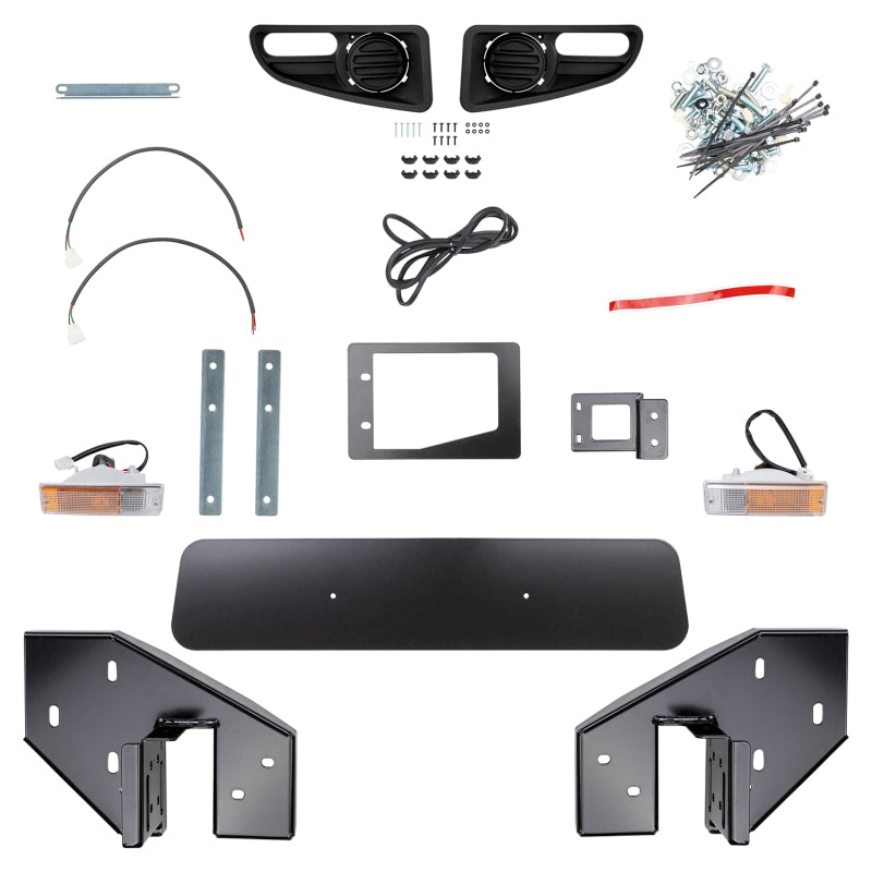 ARB Combar Suit ARB Fog Nissan Titan/Armada 04-11 - Heavy Duty Steel Bumper with Integrated Mounting System