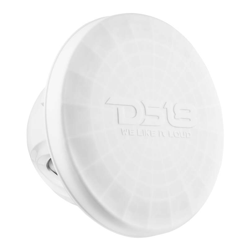 DS18 NXL-12SUB/WH 12-Inch Marine Subwoofer with RGB Lights, 350 Watts RMS, 4 Ohm Single Voice Coil, Fits Powersports Vehicles