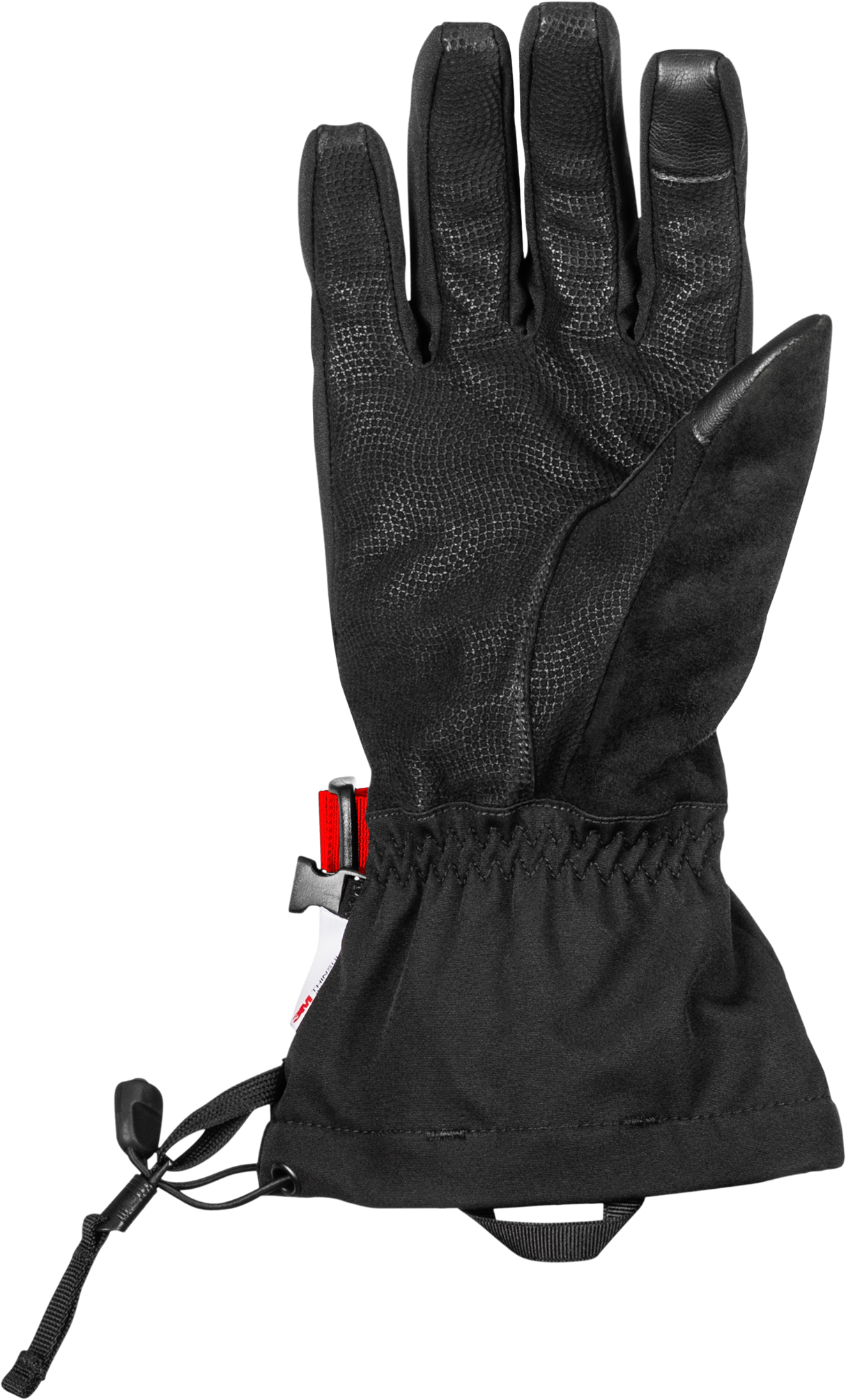 Fly Racing Title Gauntlet Gloves for Cold Weather Motocross Riding - Medium, Red/Light Grey/Black