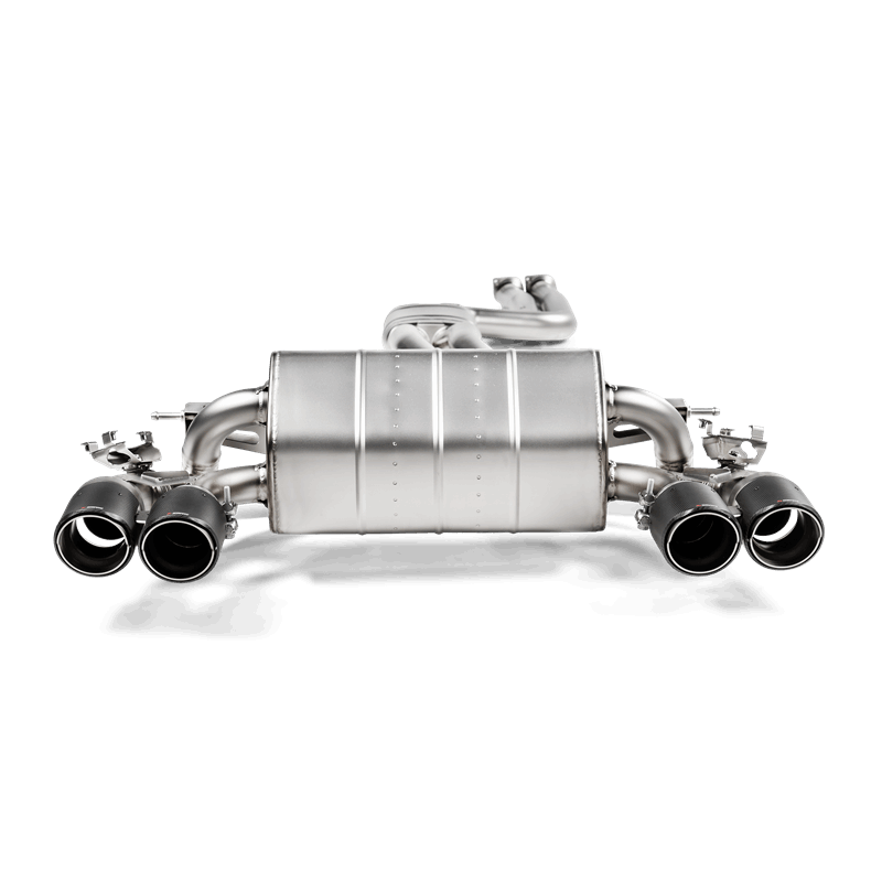 Akrapovic Slip-On Line Exhaust for 2018+ BMW M2 Competition & M2 CS with Titanium and Carbon Fiber Tips (Part #S-BM/T/3H)