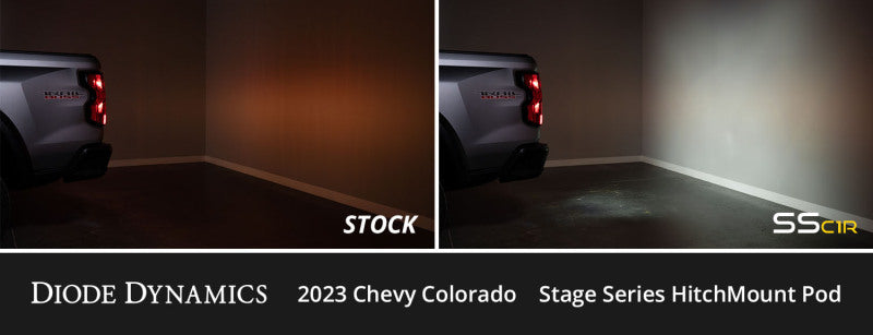 Diode Dynamics 23-24 Chevrolet Colorado Hitch Mount LED Pod Reverse Kit C1