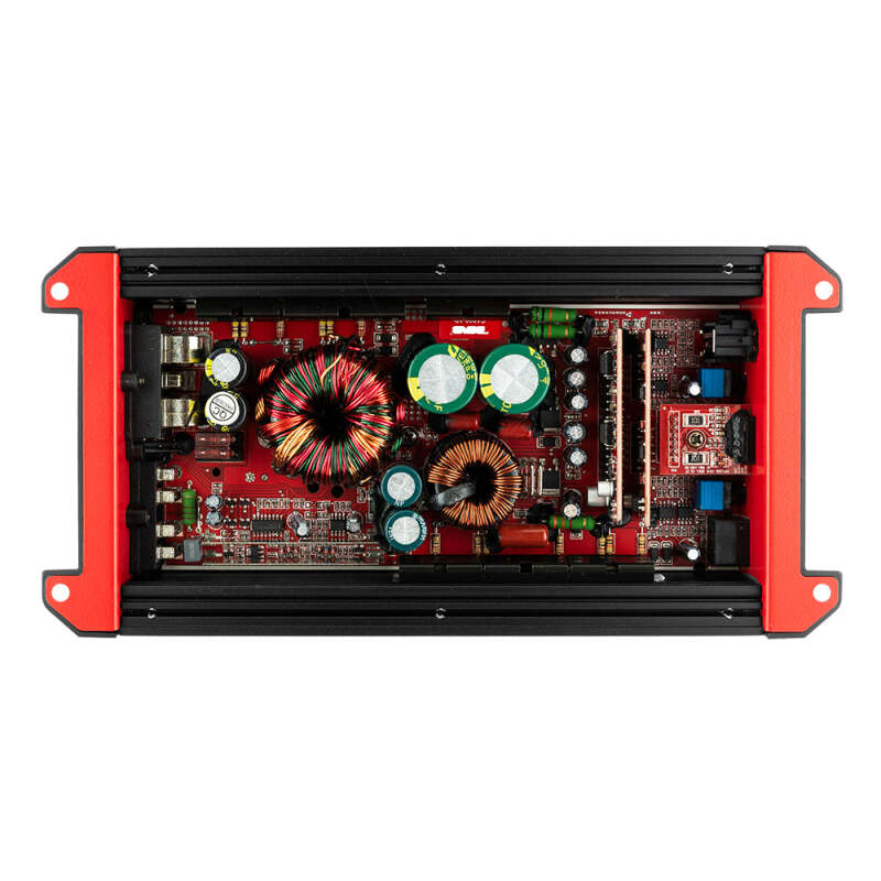 DS18 G1800.1D 1-Channel Car Amplifier – 600 Watts RMS at 1 Ohm, 400 Watts RMS at 2 Ohms, 250 Watts RMS at 4 Ohms for Car Audio Systems