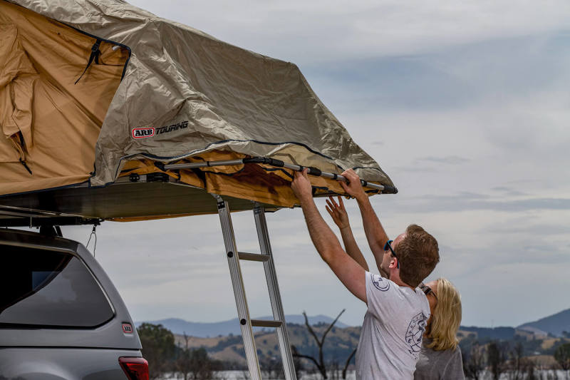 ARB Simpson III Rooftop Tent and Annex Combo Kit – Durable Off-Road Camping Solution