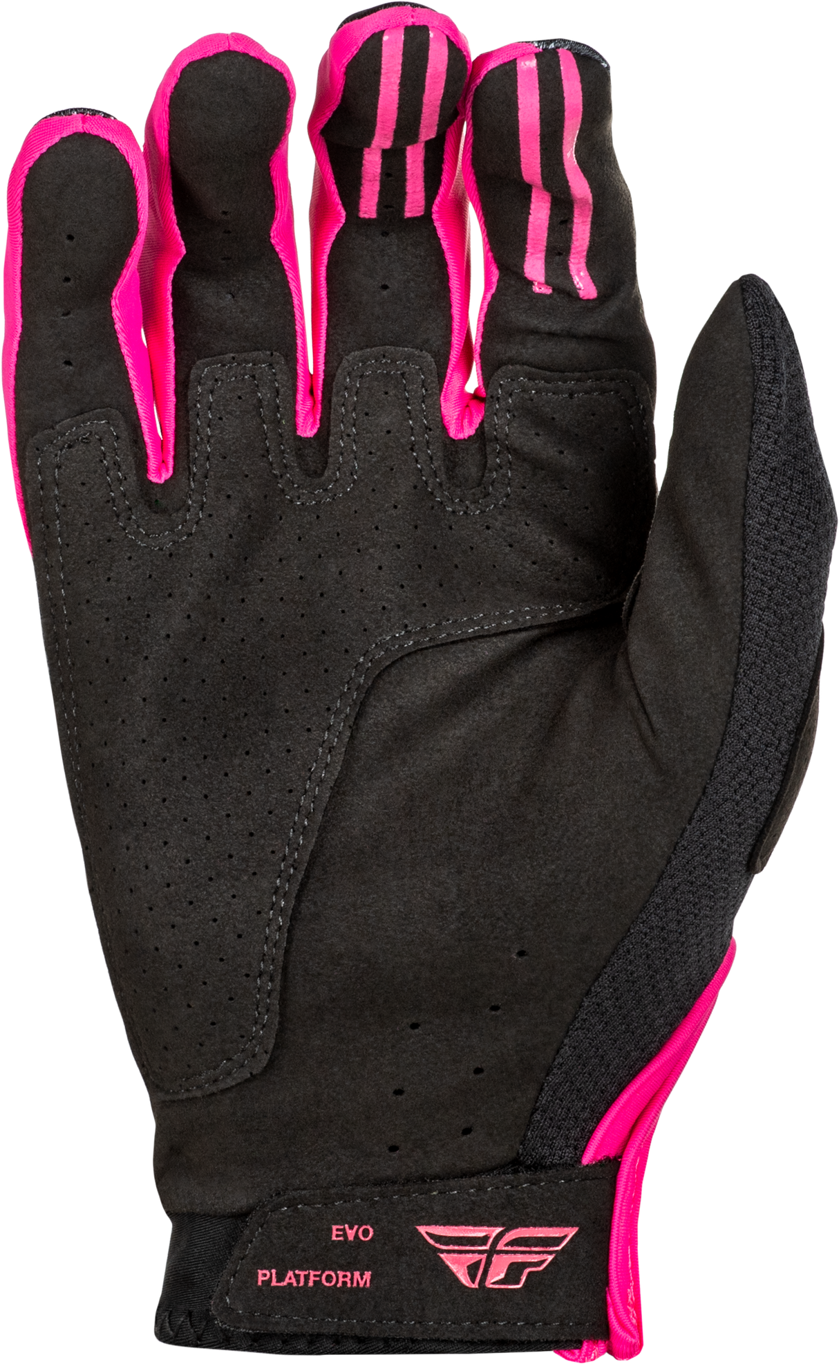 Fly Racing Evolution DST Gloves Black/Pink Medium - Motorcycle Race Gloves for Sport Bikes and Cruisers