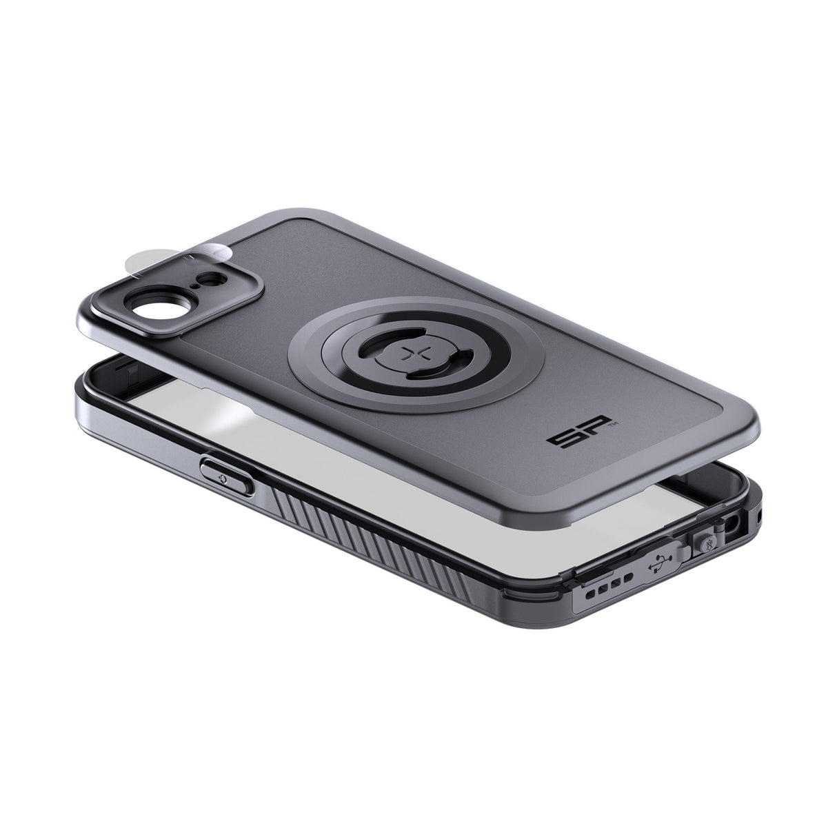 SP CONNECT Phone Case Xtreme SPC+ for Apple iPhone 16E - Waterproof, Rugged, Military Drop-Test Certified