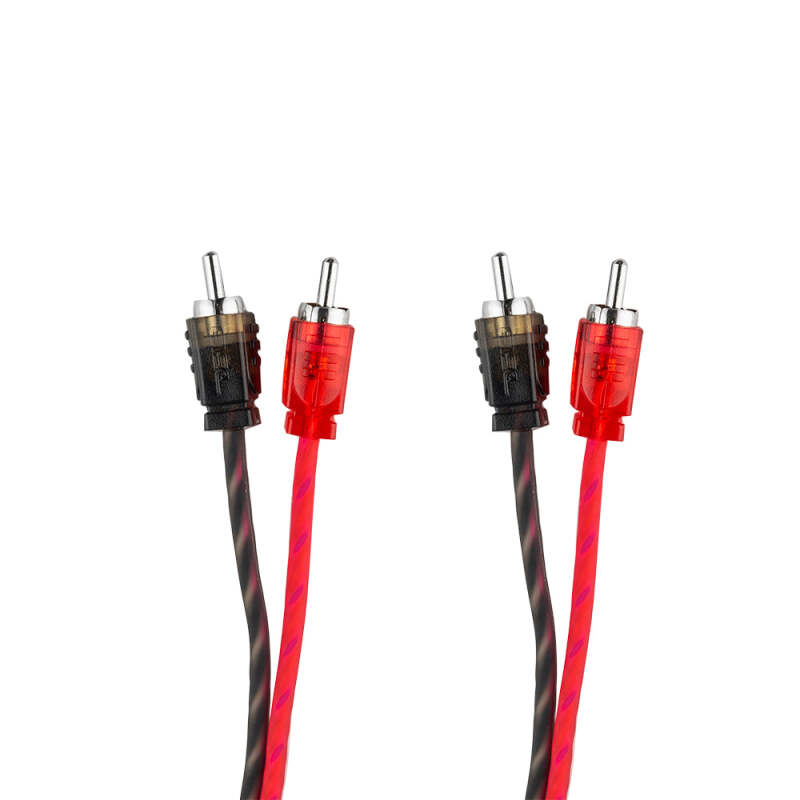 DS18 Level 1 RCA Audio Cable 6 Feet for Car Audio Systems