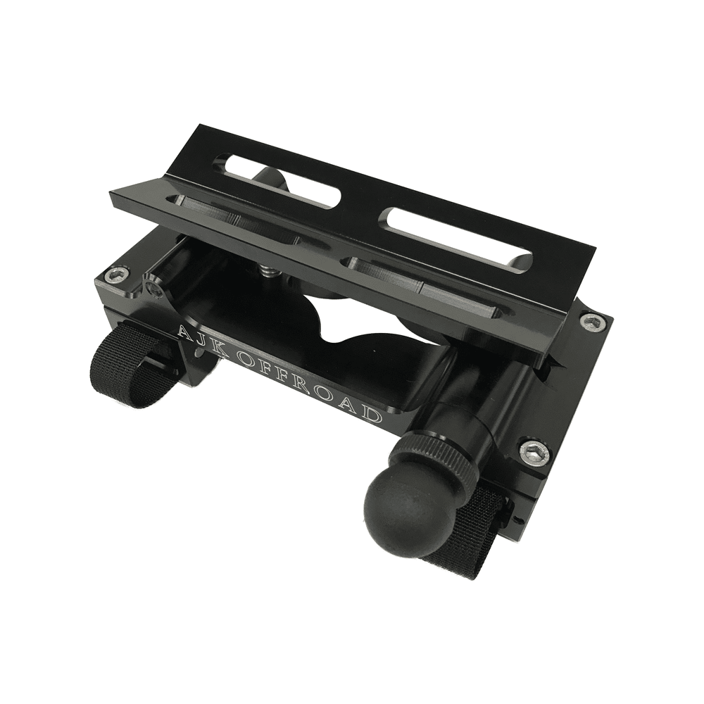 Quick Shot Fire Extinguisher Mount - Quick Release - Truck, Jeep, ATV, SXS Part AJK Offroad Universal Black