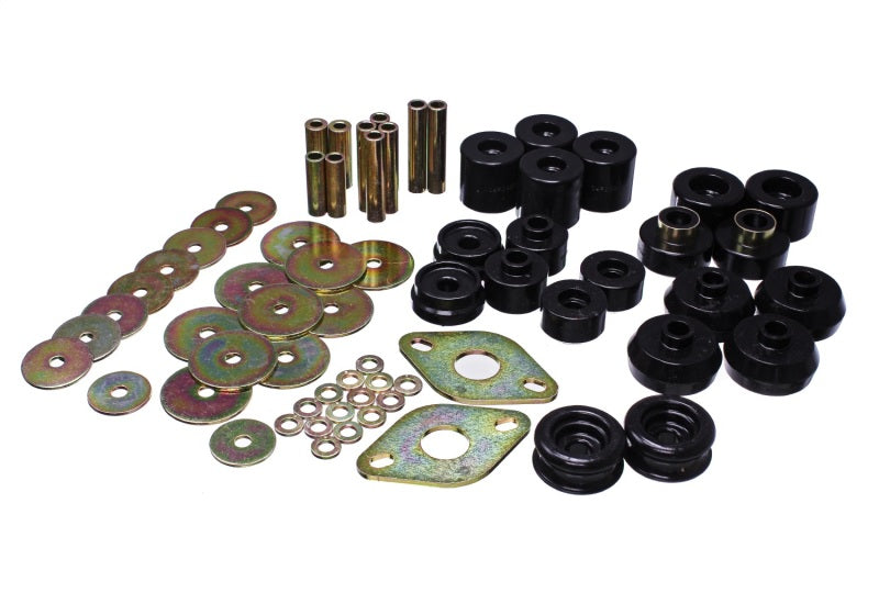 Energy Suspension 8.4111G Polyurethane Body Mount Set for 1996-1999 Toyota 4Runner, Black
