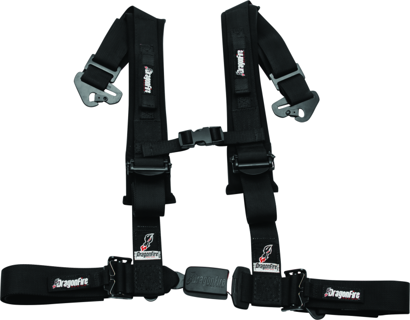 DragonFire Racing 2-Inch Harness Restraint with Integrated Grab Handle – Part Number 522986