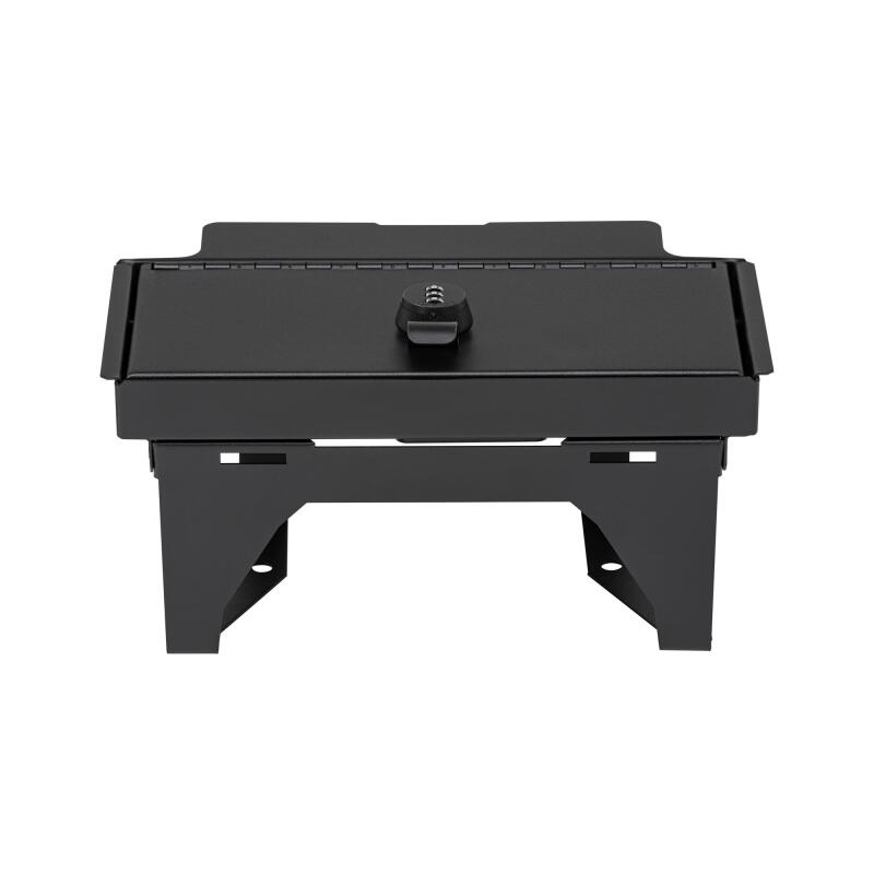 Tuffy Console Safe with Combo Lock for Chevy Silverado Crew Cab with Wireless Charging Pad (2021-2024)
