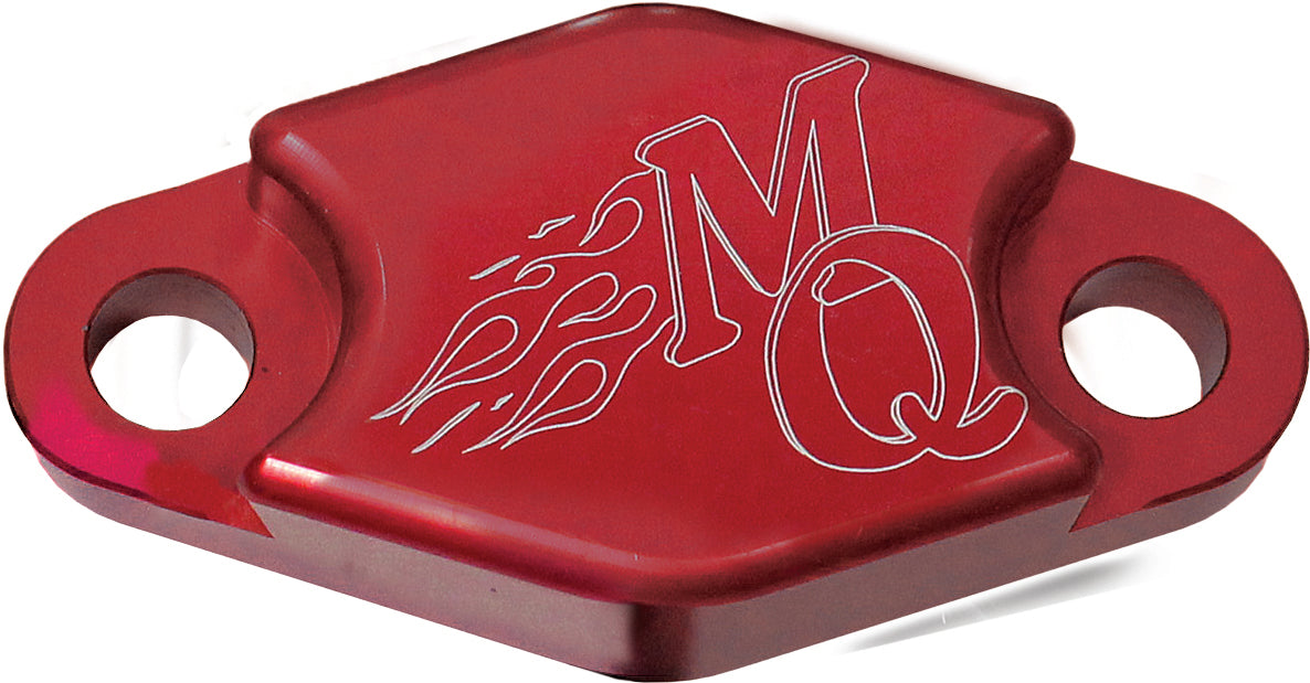 MODQUAD PB-1RD Brake Block Off Plate (Red) for Honda TRX400X and TRX400EX Models