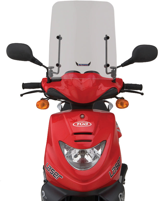 Slipstreamer Universal Scooter Windshield for 30 Series – Fits Most Scooters with 8mm Mirror Threads