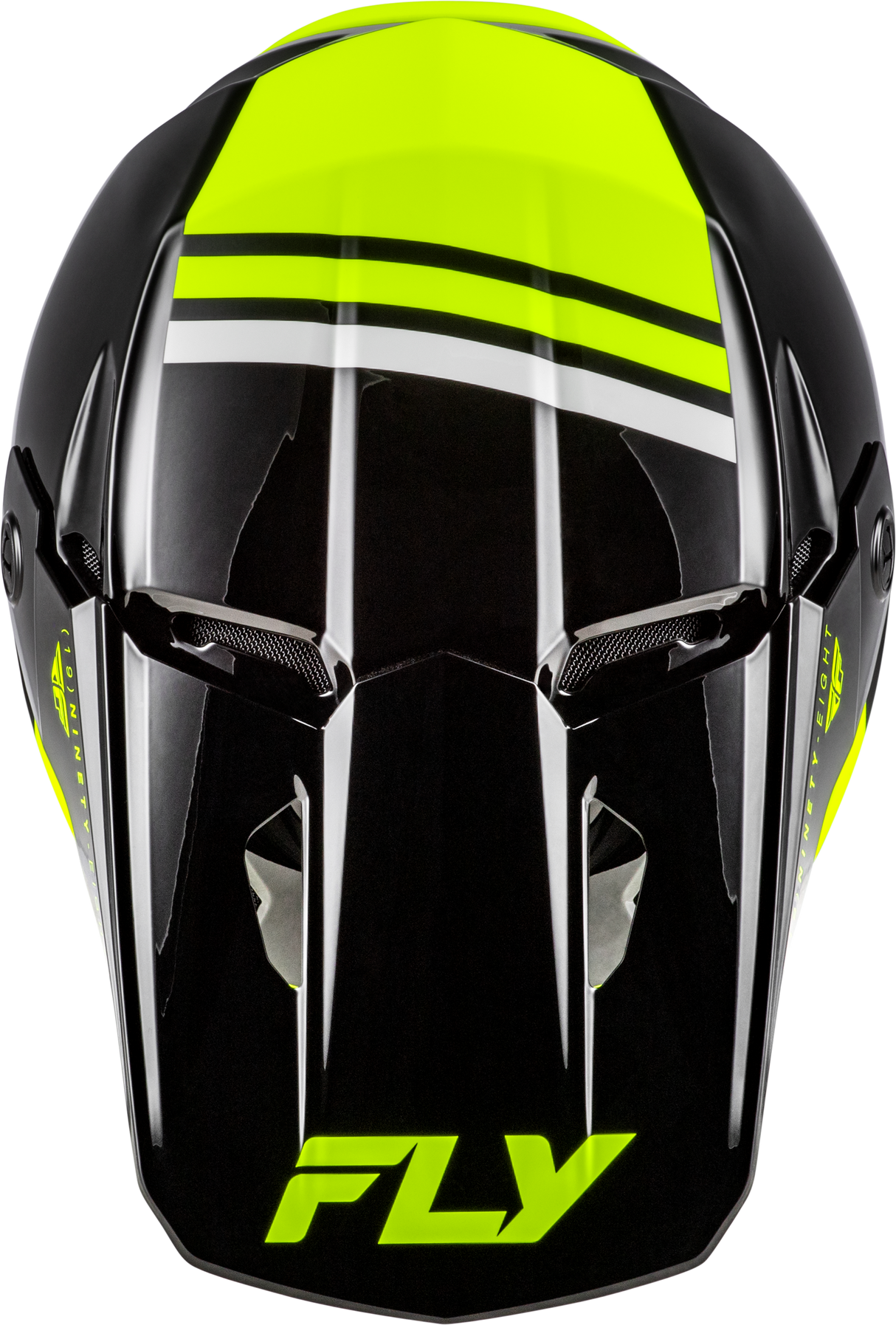 FLY Racing Kinetic Verdict Helmet for Off-Road Motorcycles – Black, Hi Vis, Grey, XL – DOT & ECE22.06 Approved