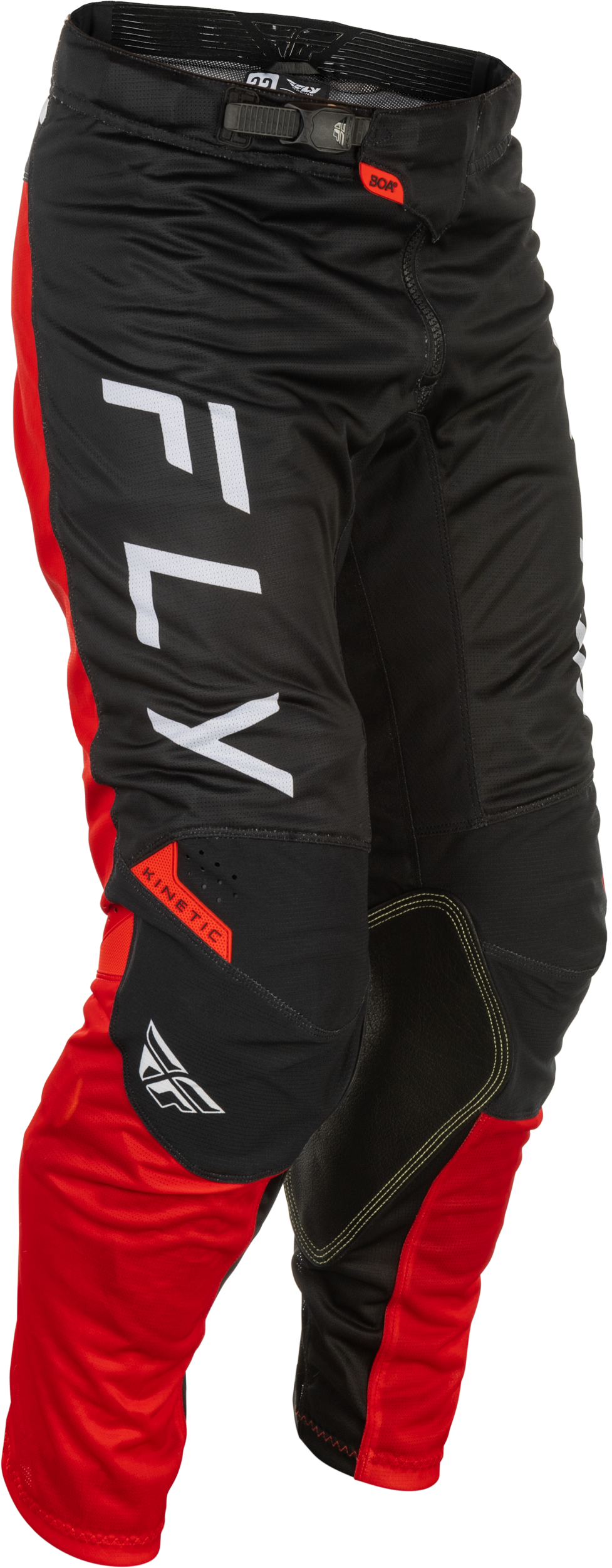 Fly Racing Kinetic Mesh Center Pants for Offroad Vehicles – Size US 28, Black/White/Red