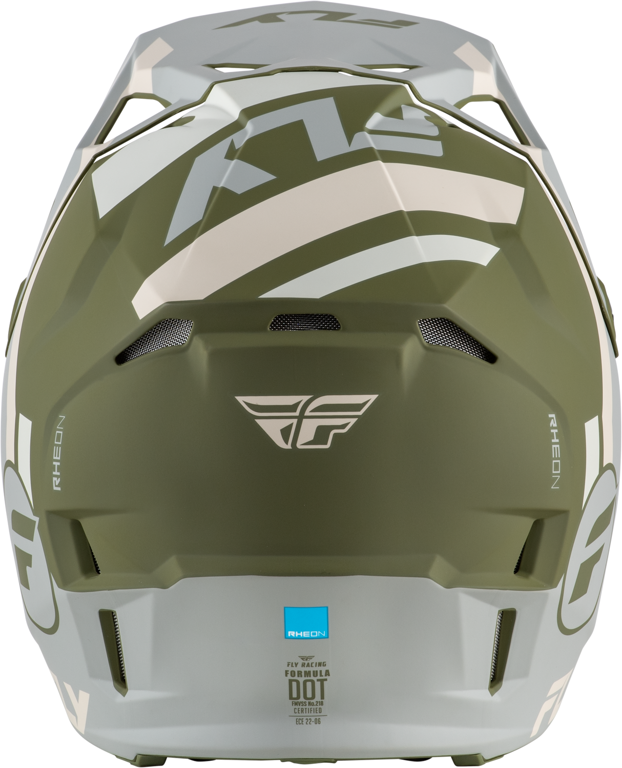 Fly Racing Formula CP Seal Helmet Matte Stone/Khaki/Olive, Size Medium/Large - Motorcycle Helmet with Impact Protection for Cruiser and Sport Bikes