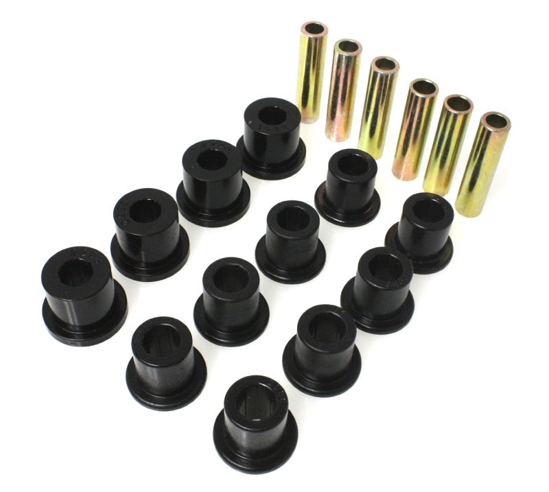 Energy Suspension Jeep Spring Bushing Set - Black | Fits 1988-1995 Jeep Wrangler - Front and Rear Performance Polyurethane