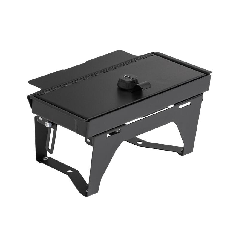 Tuffy Console Safe with Combo Lock for Chevy Silverado Crew Cab with Wireless Charging Pad (2021-2024)