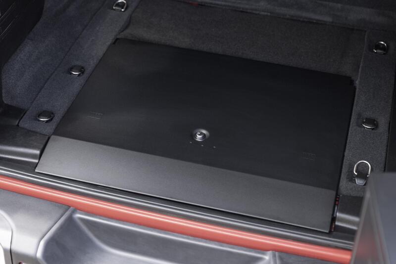 Tuffy Products In-Floor Locking Cargo Lid for 2018-2024 Jeep Wrangler JL, 4-Door - Black