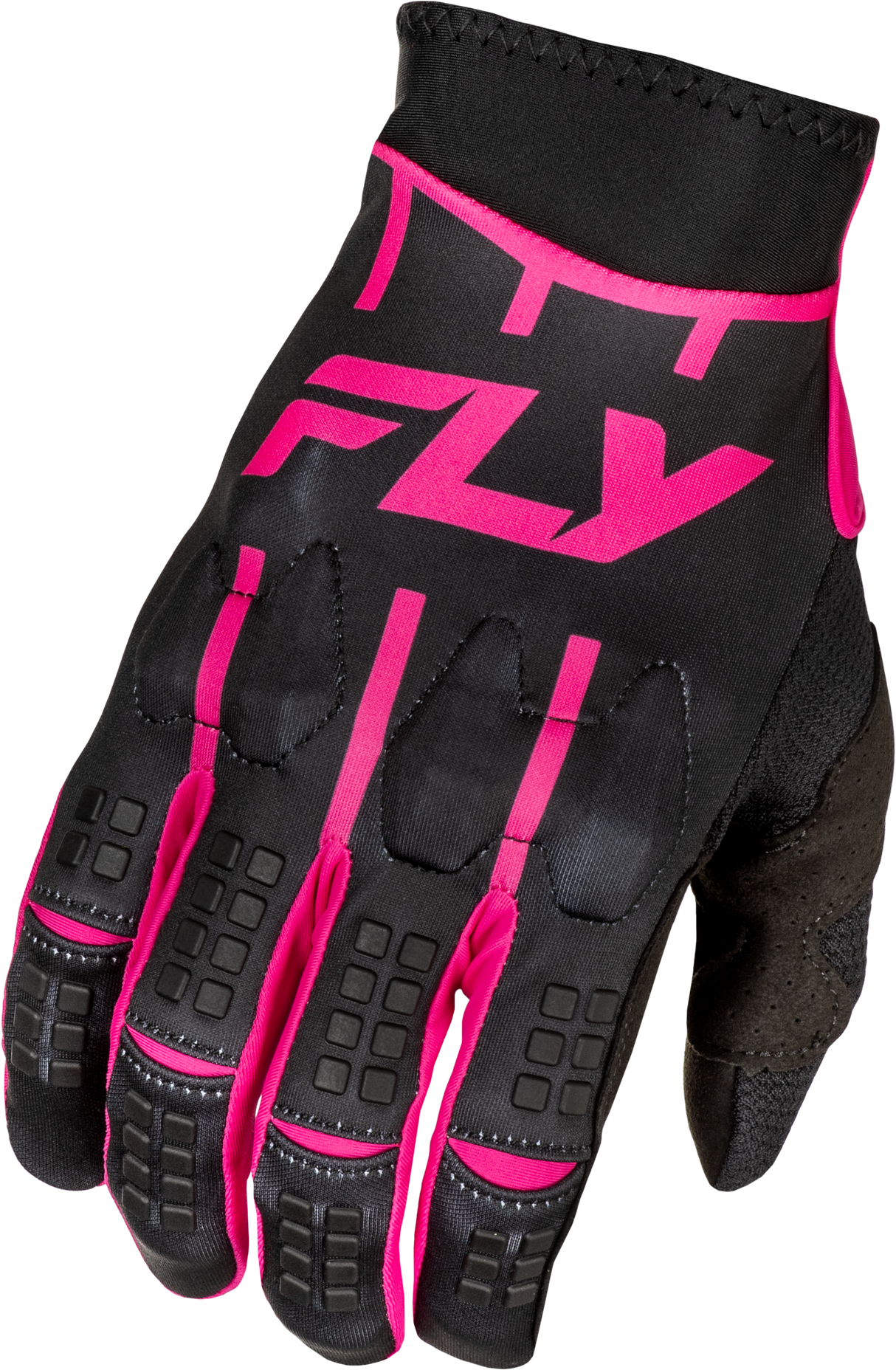 Fly Racing Evolution DST Gloves Black/Pink – Adult Motorcycle Racing Gloves for Honda, Yamaha, Kawasaki, Suzuki, KTM, and More