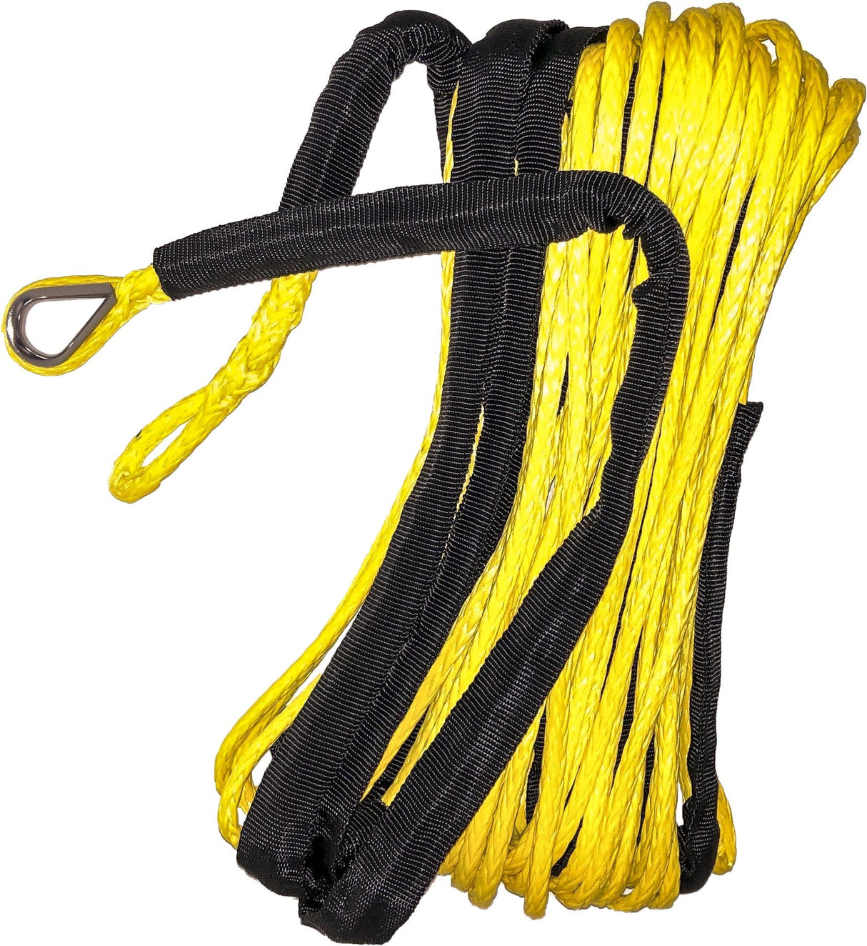 OPEN TRAIL Synthetic Winch Rope 1/4 inch x 50 ft. - Heavy-Duty Synthetic Winch Line for ATV, UTV, Jeep, and Off-Road Vehicles