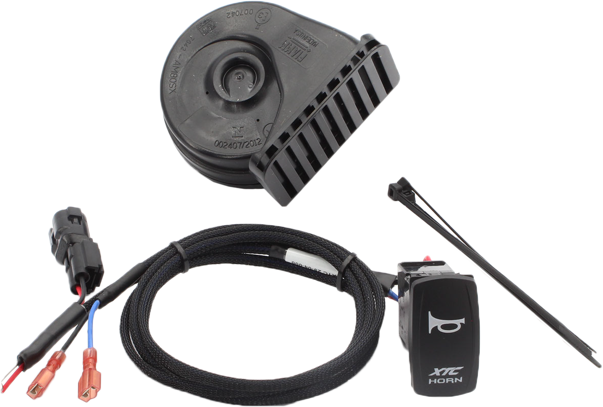 XTC POWER PRODUCTS Horn Kit PNP for CFMOTO U10 - Loud Low Tone Automotive Horn with Pre-Wired Harness