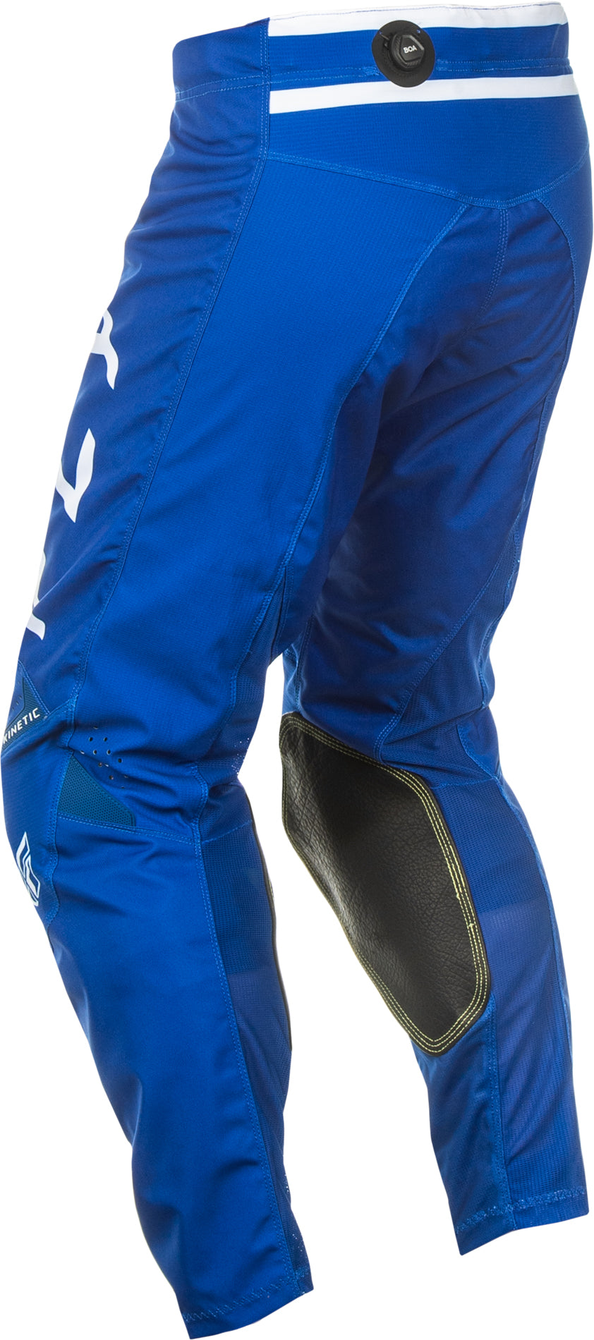 Fly Racing Kinetic Center Pants in Navy/White for California and New York Riders Size 38