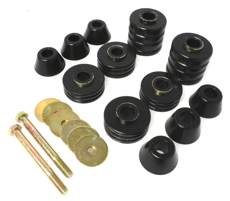 Energy Suspension Hyper-Flex Cab and Body Mount Set for Chevrolet K30 C20/C25/C35 Pickup (1973-1976) and C20 Series Trucks