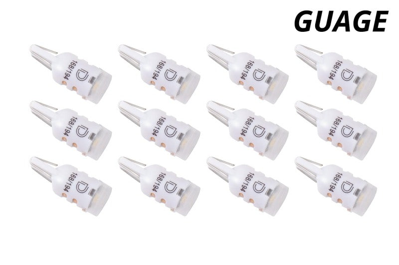 Diode Dynamics 194 LED Bulb HP3 LED - Blue Set of 12