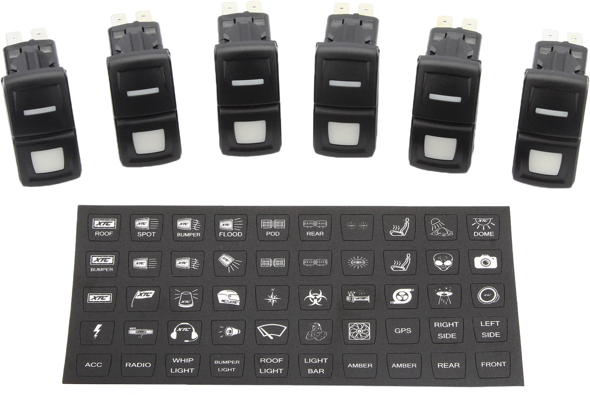 XTC Power Products Plug N Play Power Control System with 6 Switches – Compatible with Ford F-150, RAM 1500, Chevy Silverado, and Jeep Wrangler