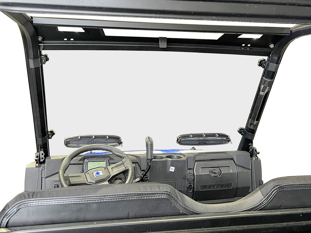 SPIKE Full Windshield Trr HC W/Vent for Polaris Ranger Crew 570 - Enhanced Scratch-Resistant Polycarbonate