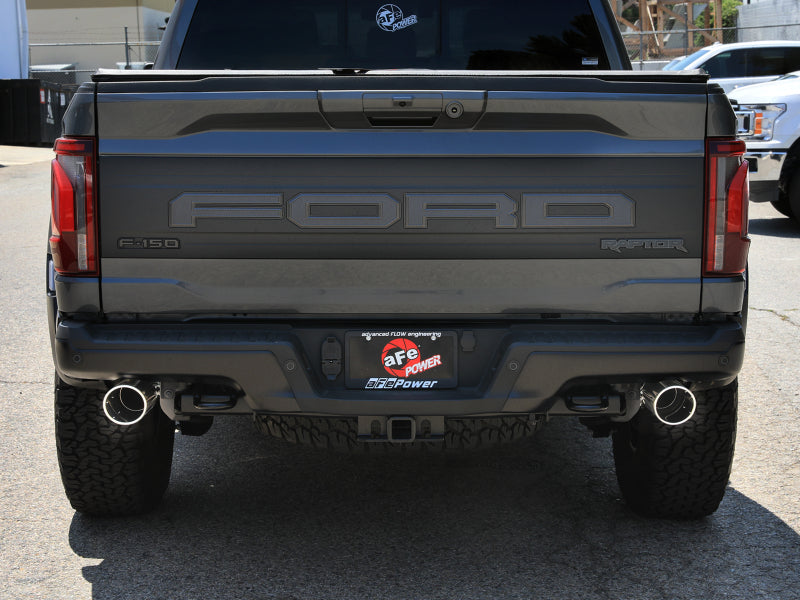 aFe Vulcan Series Cat-Back Exhaust System for Ford F-150 Raptor 2021-2024 V6 3.5L / V8 - Part #49-33151-P