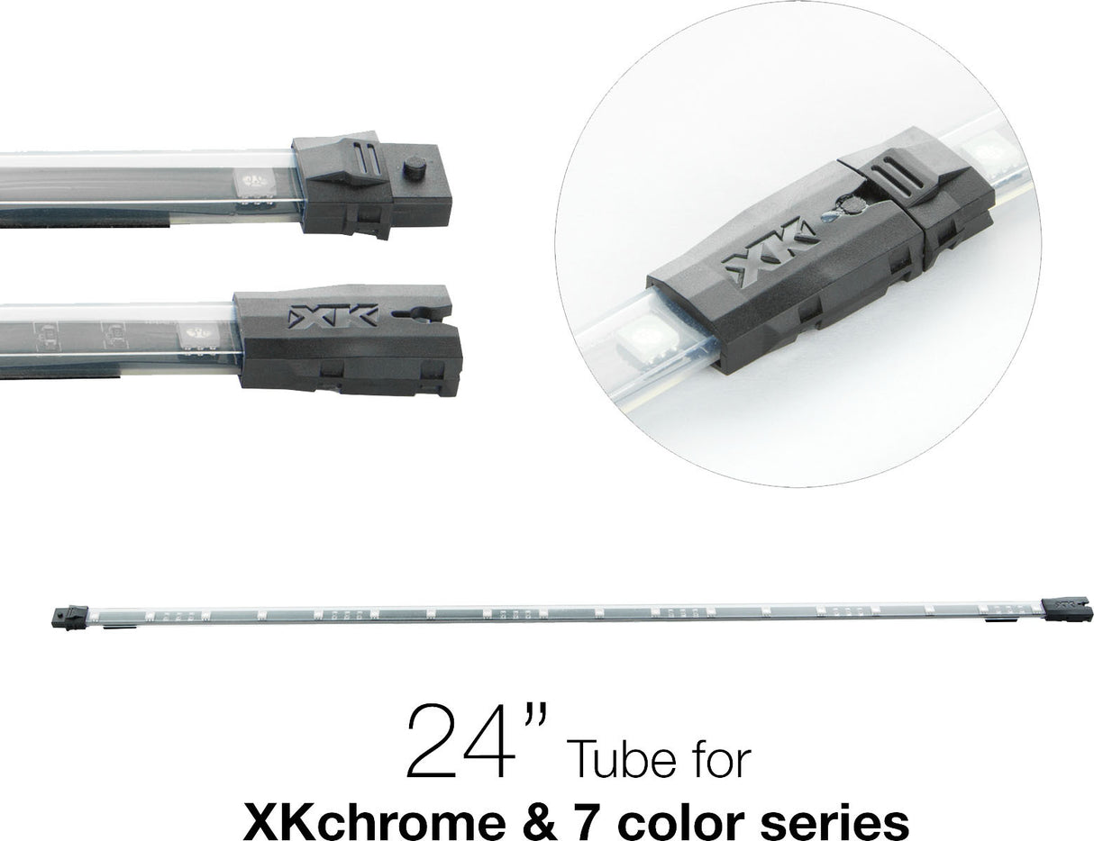 XK GLOW 24-inch LED Tube XK-4P-T-24 for Automotive Interior and Exterior Lighting