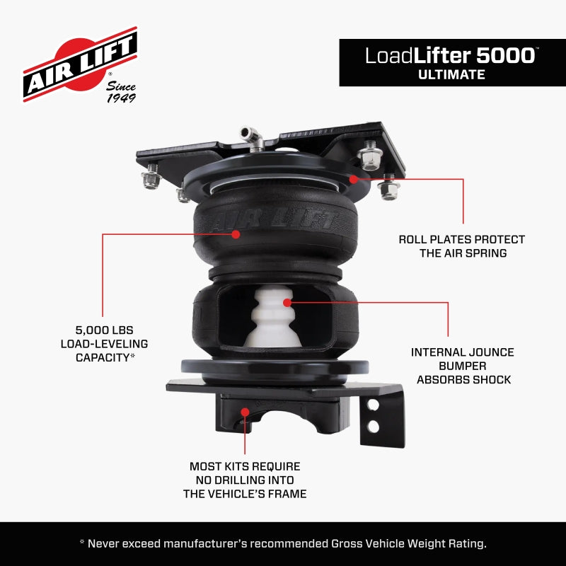 Air Lift LoadLifter 5000 Ultimate Air Spring Kit for Toyota Tundra 2022-2024