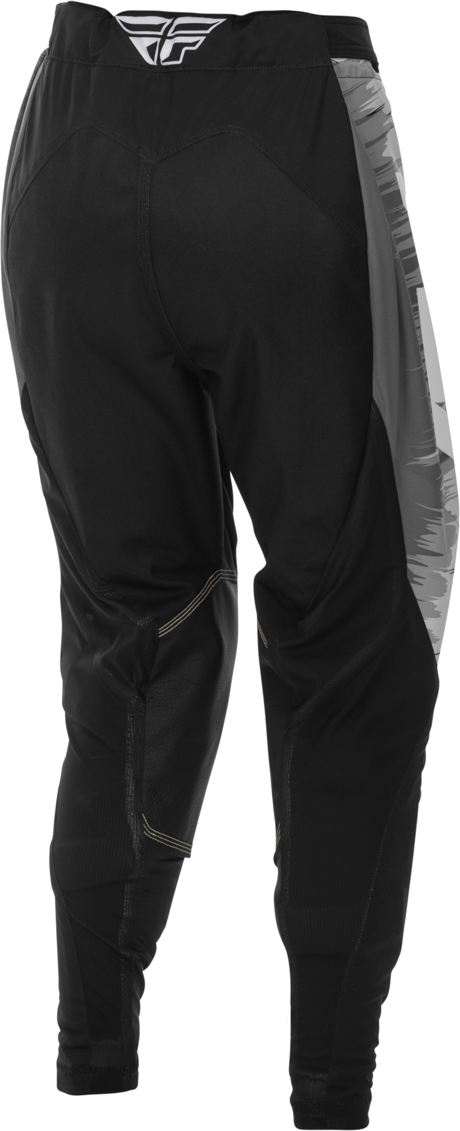 Fly Racing Women's Lite Pants Black/Grey/White Size 03/04 – Lightweight Motorcycle Riding Gear with Comfort Mesh Liner and Adjustable Waist for Women’s Fit