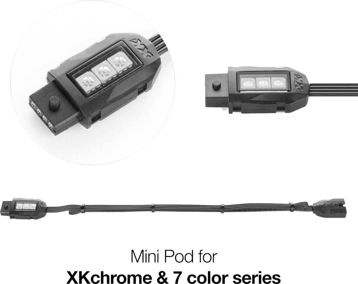 XK GLOW XK-4P-P RGB LED Pod for Jeep Wrangler, Dodge Ram, Ford F-150