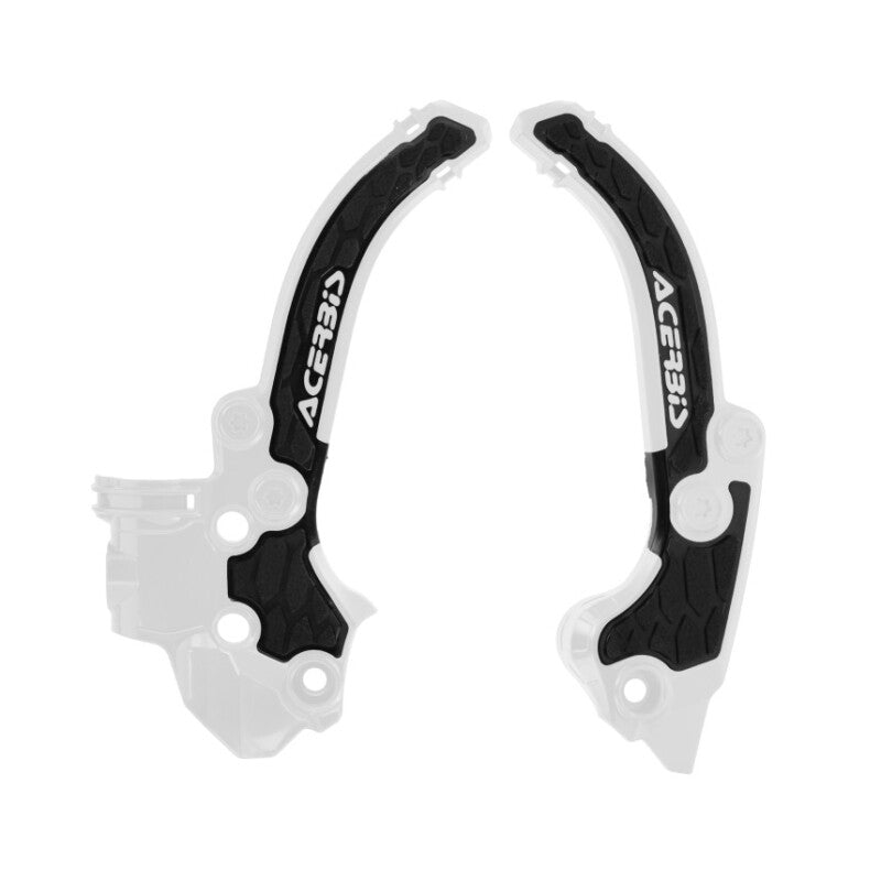 Acerbis 2024 KTM SX50 X-Grip Frame Guard - White/Black | Powersports Motorcycle Frame Protection