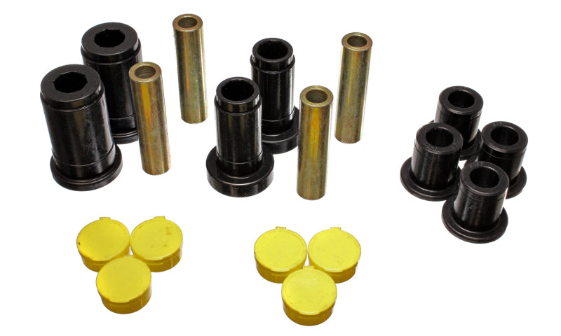 Energy Suspension 5.3137G Control Arm Bushing Set for Dodge Ram 1500 2002-2005 2WD - Front, Black