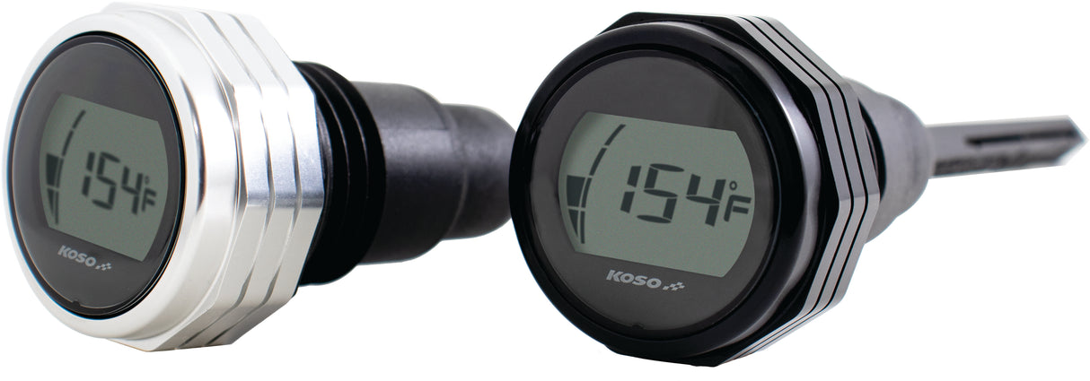 KOSO Oil Dipstick with Temperature and Oil Level Indicator for Harley Davidson Touring Models 2017 and Up