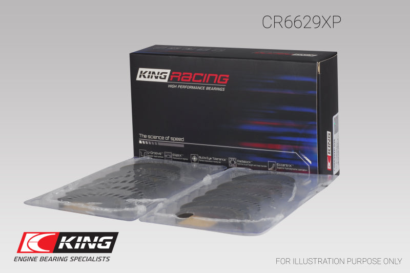 King Engine Bearings Mitsubishi 6G72 (Size 0.26) Connecting Rod Bearing Set