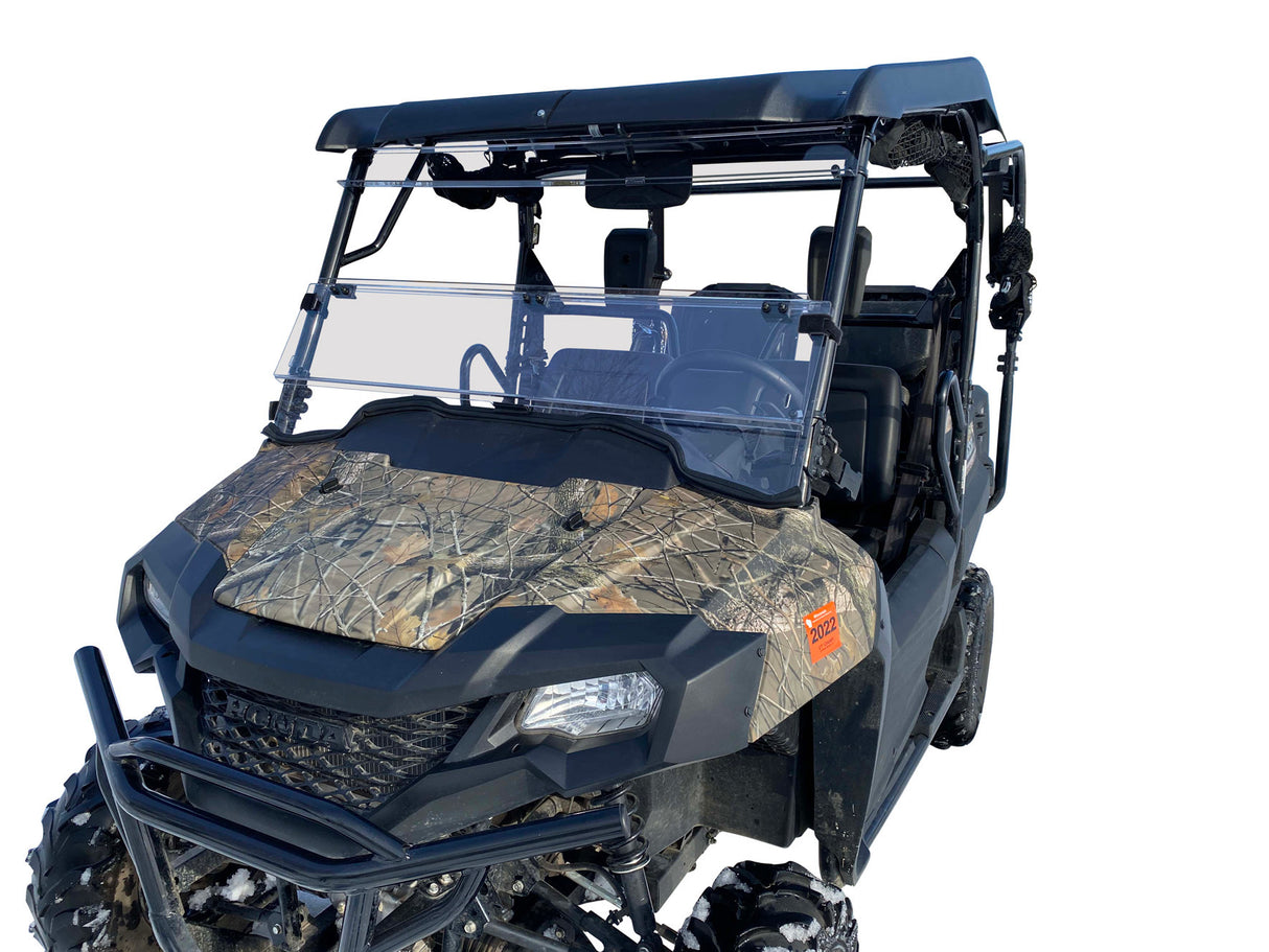 Open Trail Folding Windshield for Honda Pioneer 700-4 and 700 Models