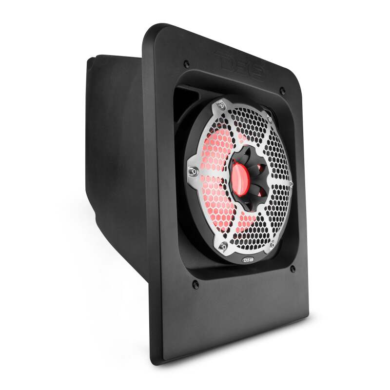 DS18 Loaded Rear Subwoofer & Enclosure for Polaris Slingshot 2015+ with NXL-10SUB/BK