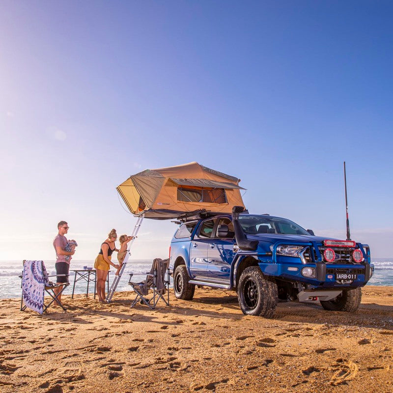 ARB Flinders Rooftop Tent with Ladder, Mattress, and USB Charging Port