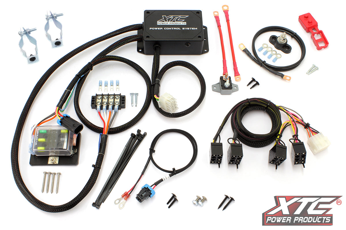 XTC Power Products Plug N Play Power Control System with 4 Switches for 2017-2018 Can-Am Maverick X3 Turbo R and Max Models