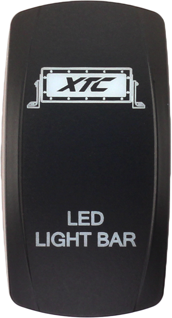 XTC Power Products Dash Switch Rocker Face LED Light Bar Switch - Universal Fit for Off-Road Vehicles